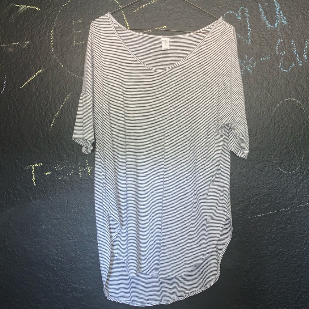 Striped T shirt top